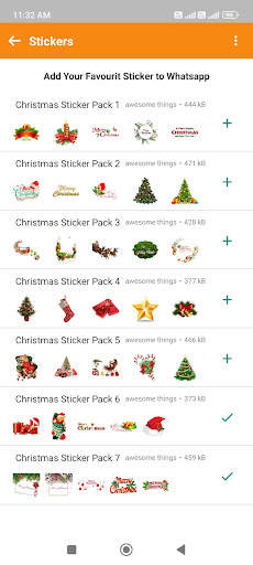 Christmas Sticker for WhatsApp screenshot 2