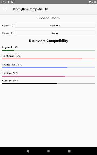 Biorhythm Calculator screenshot 16
