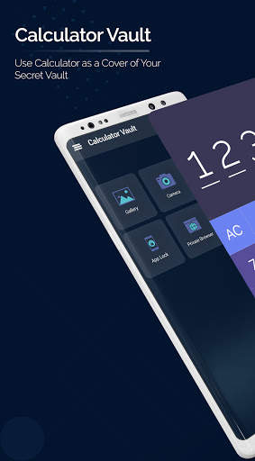 Calc Gallery Vault: Hide photos, videos & App Lock 1 تصوير الشاشة