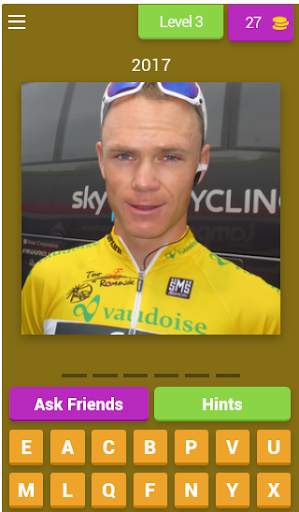 Tour de France 2021 : Quiz Vainqueur Maillot Jaune screenshot 4