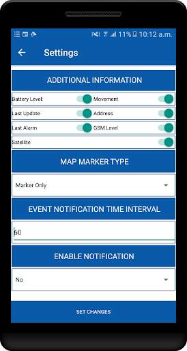 Mini Tracker Application स्क्रीनशॉट 4