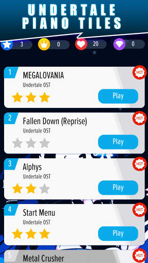 Piano Tiles: Megalovania Undertale screenshot 5