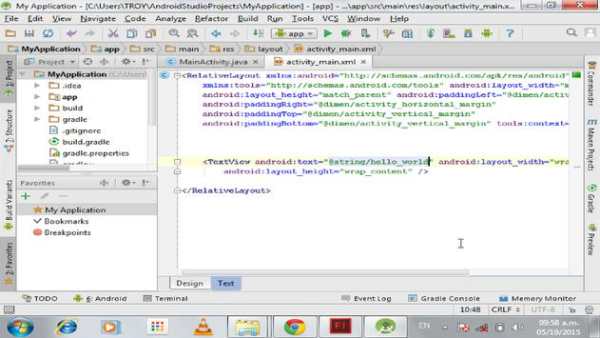 tutorial for android studio screenshot 3