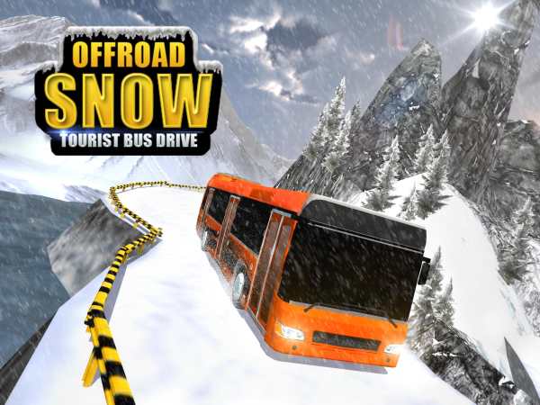 Offroad Snow Tourist Bus Drive screenshot 7
