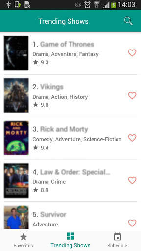 TV Show Tracker screenshot 2