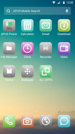 GRIDIT-APUS Launcher theme screenshot 2