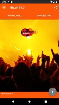 Blazin 99.3 screenshot 1