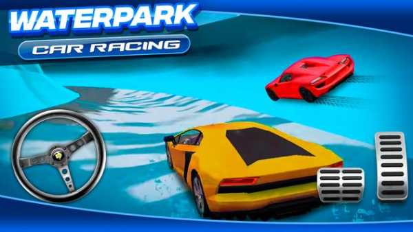 Waterpark Car Racing screenshot 1