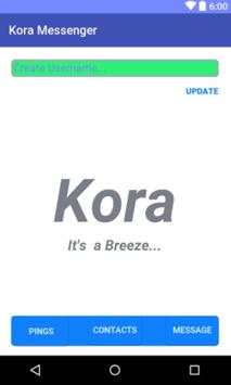 Kora Messenger screenshot 1