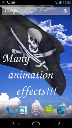 3D Pirate Flag Live Wallpaper screenshot 5