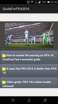 Guide FIFA 2016 screenshot 1
