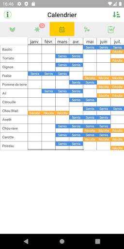Planificateur de légumes screenshot 5