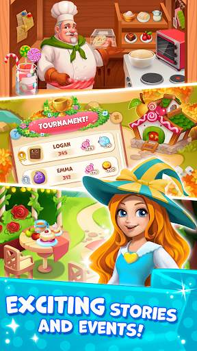 Candy Valley - Match 3 Puzzle 2 تصوير الشاشة