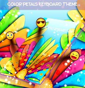 Color Petals Keyboard Theme screenshot 2