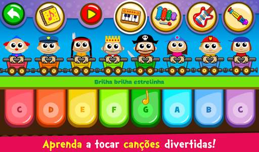 Piano Crianças Música Canções screenshot 2