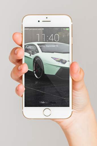 Sports Car Lock Screen Notifications & Fingerprint screenshot 6