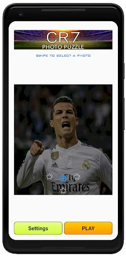 Ronaldo photo puzzle screenshot 2