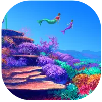 Swift Mermaid | Princess Mermaid Adventure Game أيقونة
