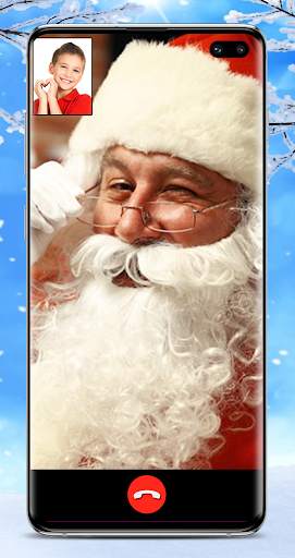 Talk with Santa Claus on video call (prank) screenshot 1