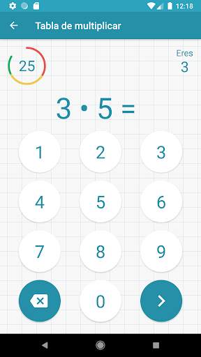 Tabla de multiplicar screenshot 4