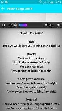 FNAF 1234 Songs & Lyrics screenshot 3