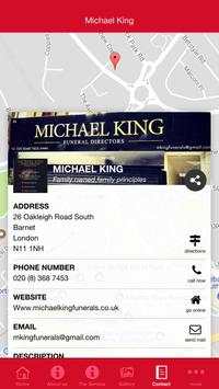 Michael King Funerals screenshot 5
