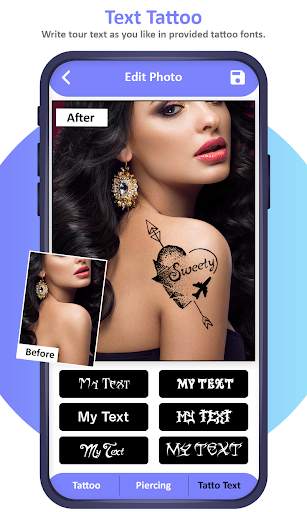Tattoo on My Photo - Piercing Photo Editor screenshot 4