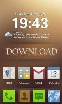 Square GO Launcher Theme screenshot 1