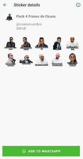 Stickers de Ozuna para WhatSapp - WAStickers screenshot 5