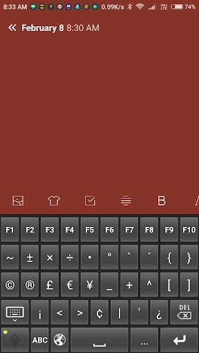Alphabetical Keyboard स्क्रीनशॉट 4