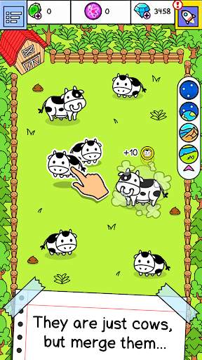 Cow Evolution: Idle Merge Game screenshot 1