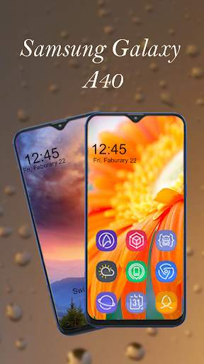 Theme for Samsung Galaxy A40: launcher for Android screenshot 1
