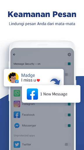 Kunci App & Galeri, Sidik jari & PIN, iAppLock screenshot 5
