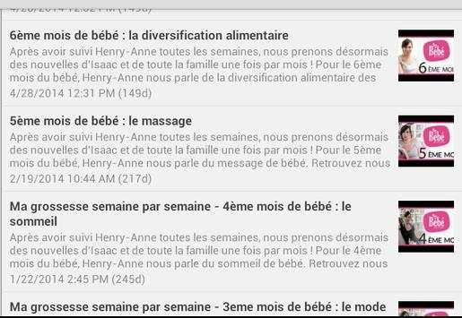 Grossesse Semaine par Semaine screenshot 2