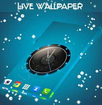 Live Wallpaper Clock for HTC скриншот 2