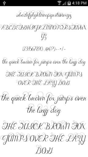 Romance Fonts Message Maker screenshot 5
