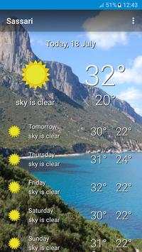 Sassari - meteo screenshot 5
