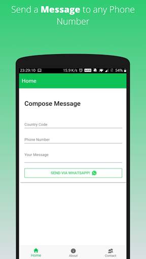 WhatsIs -  Send WhatsApp Message without Contact screenshot 1