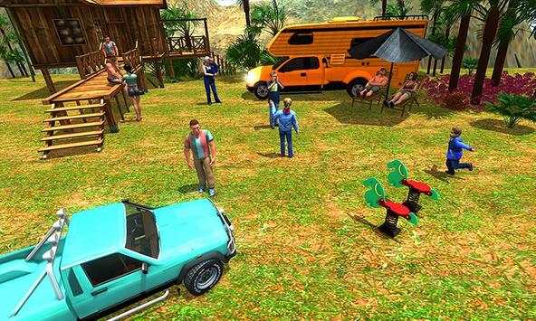 Modern Offroad Uphill Camper Van Bus Simulator screenshot 3