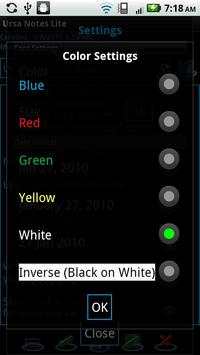 Ursa Notes Lite screenshot 5