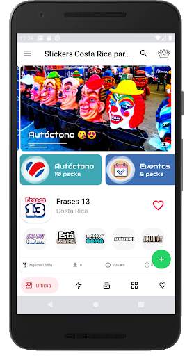 Costa Rica stickers for WhatsApp / WAStickerApps screenshot 1