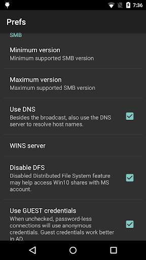 SMB plugin for Ghost Commander (new) screenshot 4
