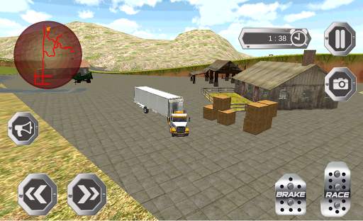 Truck Simulator 3D 2016 screenshot 8