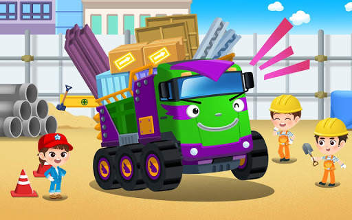 Tayo Monster Max - Dump Truck Car Game screenshot 1