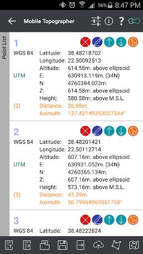 Mobile Topographer Free screenshot 5