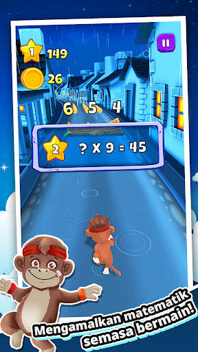 Toon Math Run: Matematik screenshot 2