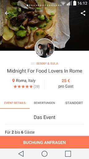 Eatwith screenshot 3
