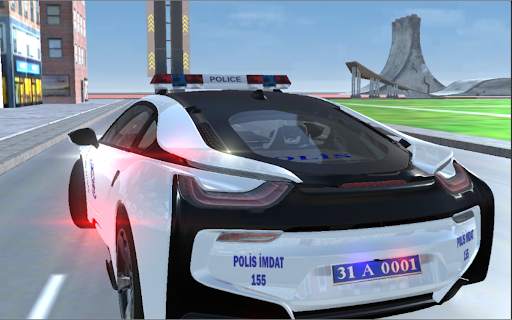 Real i8 Police Car Game: Car Games 2021 screenshot 3