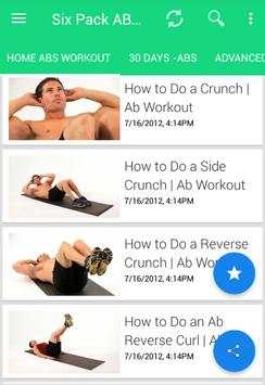 6 AB EXERCISES FOR SIX PACK ABS AT HOME 2 تصوير الشاشة