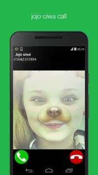 jojo siwa fake call prank screenshot 2